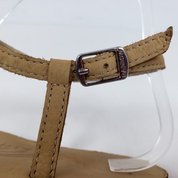 Rainbow T-Street Womens Size M 6.5-7.5 Brown Leather Casual Sandals 2647-1026 - Picture 10 of 12